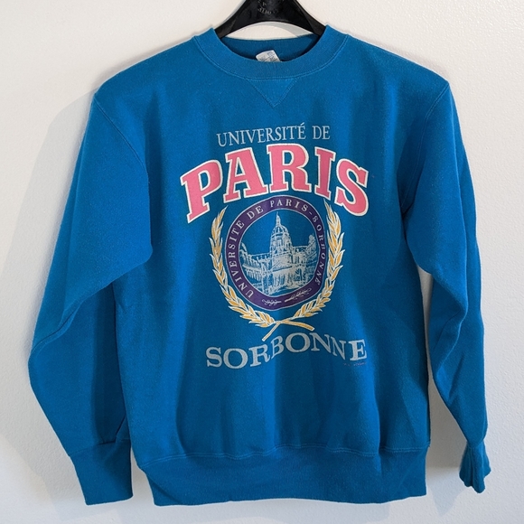 Champion Vintage Universite de Paris Sorbonne|Blue|Medium - Picture 1 of 4